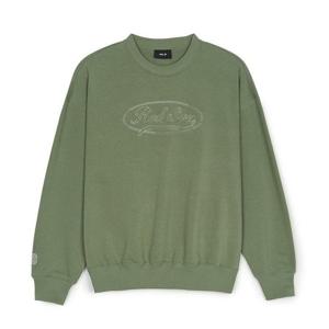 MLB 바시티 빈티지 컬시브 그래픽 메가 오버핏 맨투맨 A5 3AMTV0551 43KAP