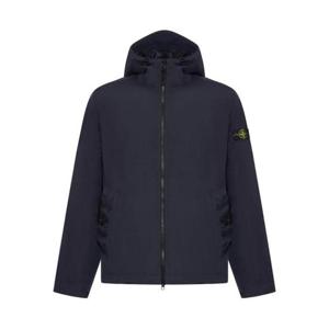 스톤 아일랜드 크링클 랩스 NY 윈드 레지스턴스 안티 드롭 후드