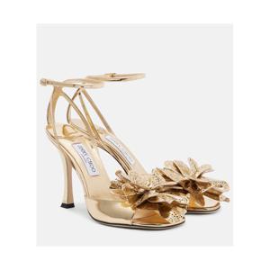 지미추 Mimmi 미러 레더 샌들 P01125216