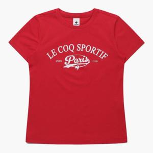 [르꼬끄]르꼬끄반팔티 NQJ QQ123LRS13-RED 그래픽 베이직 반팔티