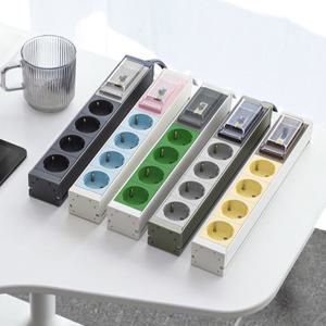 스윗홈 뉴잇 누전차단 고용량 알루미늄 납작 국산 멀티탭 4구 3m / 컴퓨터 산업용 안전 서버탭 에어컨