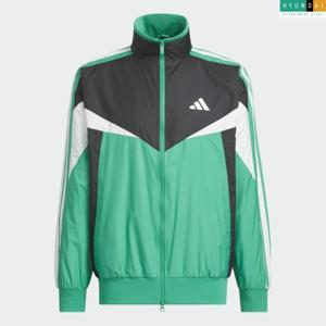 아디다스 현대백화점 [MAN] 머스트헤브스 루스 핏 컬러블록 메쉬 라인드 윈드브레이커 재킷 KF3679 인기트랙탑 [현대백화점 쇼핑백 증정]