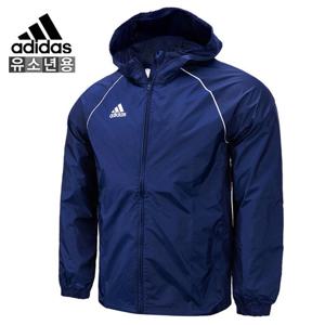 아디다스 Jr 코어18 레인 자켓(CV3742) 집업 후드점퍼