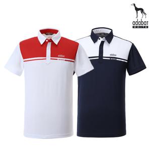 아다바트화이트 골프티셔츠 104 반팔 골프웨어