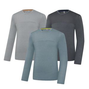 콜핑 멜란지 원단 기능성 운동복 남성 등산 긴팔 티셔츠