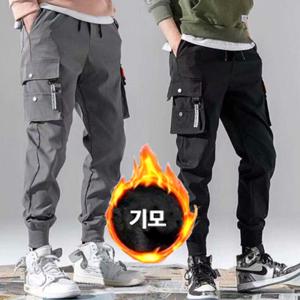 기모바지 털안감 카고 시보리조거팬츠  IS-PA20