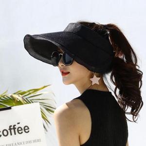 [시스터즈] 여성 데일리 바캉스 코디 린넨 썬캡 2컬러