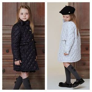[백화점][빈BEEN]HP 여아 2종택1 네이비 리본 퀼팅 코트 아이보리 리본 퀼팅 코트 BA12CT01NV BA12CT02IV PG