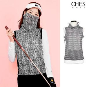 [체스]미우 퍼포먼스 론리 여성골프 쿨망사 귀걸이조끼