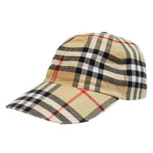 (명품) 버버리 남여공용 빈티지체크 볼캡 8075641