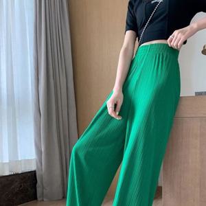 통바지 플리츠 바지 아이스 G126067 주름