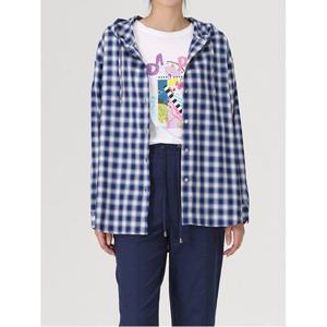 [아날도바시니](아날도바시니) 체크 후드 셔츠(AV06BL06M)