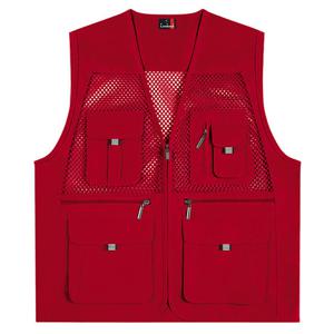 고급 왕망사 조끼(LD450) 레드
