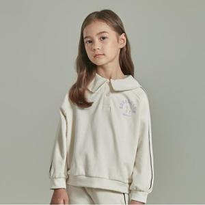 [헤지스 키즈]헤지스키즈 HRC 로얄클럽 여아 카라 맨투맨 (HSW71TP76G_IV)