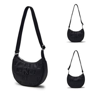 MLB 클래식 모노그램 뉴 엠보 크로스백(3ACRS024N-50BKS)