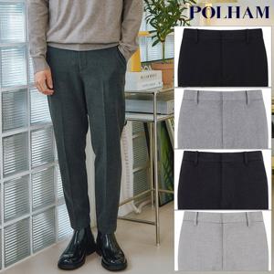 [폴햄] 남성 컴포트 테이퍼드 히든밴딩 슬랙스 팬츠 바지(PHE4PP1036)