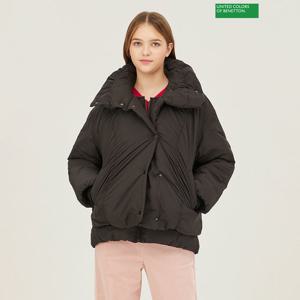 베네통 투웨이 셔링 패딩 BAPDG3361_BK