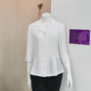 올리비아하슬러 DP01 페플럼 7부 블라우스 OHDFBL201