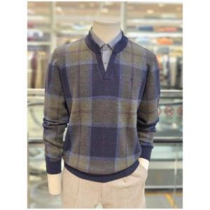 [닥스(셔츠)][25FW신상품]닥스 모100  레이어드 니트DLW1SWRL110N1(사은품/선물포장)