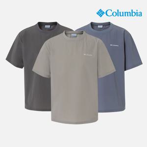 [컬럼비아] 유니 빅로고 우븐 반팔 티셔츠 (C62-YUD604)