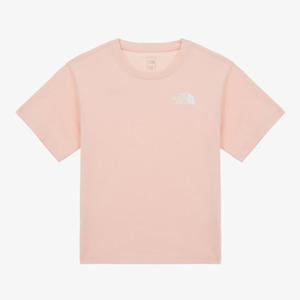 [노스페이스키즈] (NT7UR02W_소프트핑크) 키즈 고-투 반팔 라운드 티   NKUS