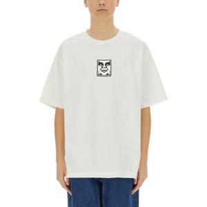 오베이 그래픽 프린트 크루넥 루즈 핏 티셔츠 167924152 PIGMEN