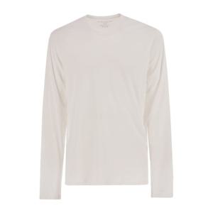 마제스틱필라쳐 화이트 크루넥 롱 슬리브 티셔츠 S25M090 001