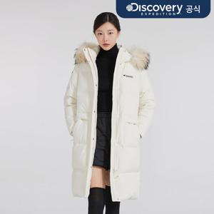 여성 고쉬 구스다운 롱패딩 (IVORY) DWDJ7F046-IVS