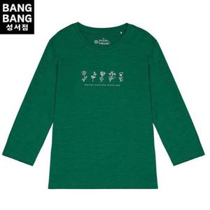 뱅뱅 HC04 봄여성라운드꽃프린트7부소매얇은면티 NTL235