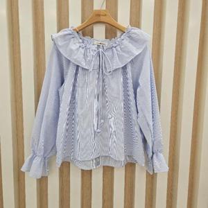 나인스텝 HC11 프릴카라리본블라우스 n25ns5120