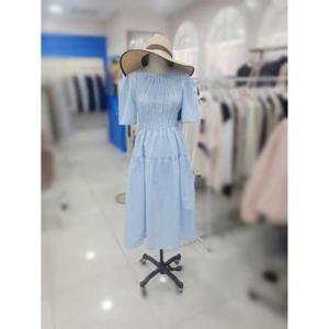 스테파니 세이브존08 체크 운드 셔링 원피스 A25SO5223