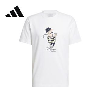 [아디다스골프] 25SS JJ4202 남성 그래픽 반팔 티셔츠