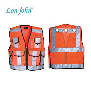 조끼 대영 2011XCBO LED 경찰조끼 형광주황