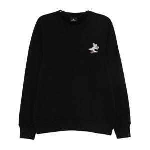 피에스바이폴스미스 블랙 그래픽 프린트 크루넥 맨투맨 M2R668U