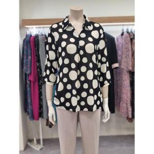 벨리시앙 세이브존07 브이넥 스판 블라우스 BL5332