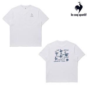 [르꼬끄] 남녀공용 르꼬끄X275C 유니 빅루스터 반팔티 QQ323XRS73_OWT