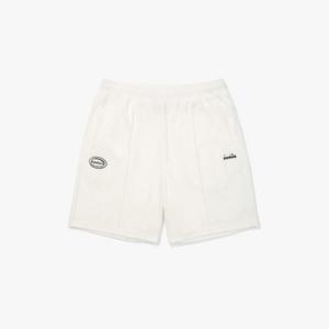 디아도라반바지 AQS D5223LHP71WHT 테리 4부 하프팬츠 WHITE