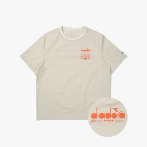 디아도라반팔티 AQS D5221RRS12GRL 러닝 쿨링 반팔 피스테 GREY