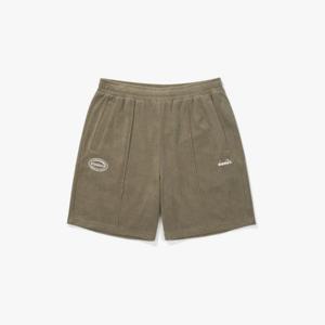 디아도라반바지 AQS D5223LHP71KAS 테리 4부 하프팬츠 KHAKI