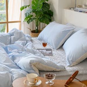 [르헤브] 호텔이다 5mm 극세사 항균 차렵이불 베개세트 SS