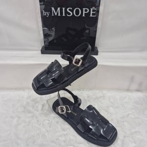 [미소페]By미소페 논슬립 유광 피셔맨 샌들 112HH424GI023 BLACK
