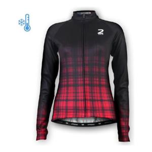자전저상의 겨울기모 자전거져지 상의 G체크레드 여성 기모저지