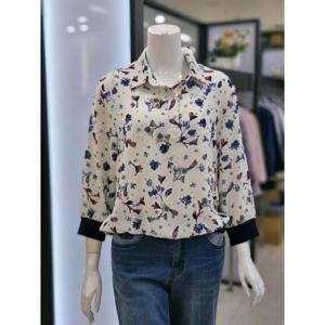 화이트호스 세이브존05 프린트 카라 블라우스 A25252201