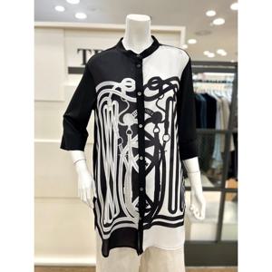 [트리아나]프린트 롱 블라우스 AI2GA16