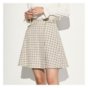 [미쏘][그레이 24 한정] 턱 디테일 플레어 스커트 (MIWWHC102G-T