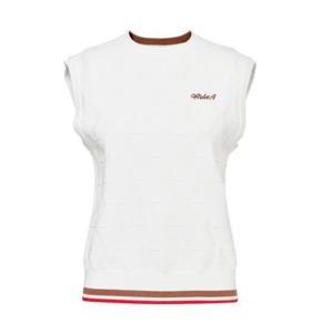 [와이드앵글]여성 CO 전판 패턴 라운드 베스트 L WWU25K53W3