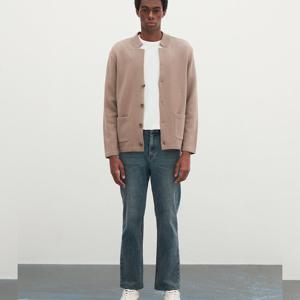 [인디안][광복점]중년 남성 솔리드 자켓형 가디건 MUOBC4F841134GL