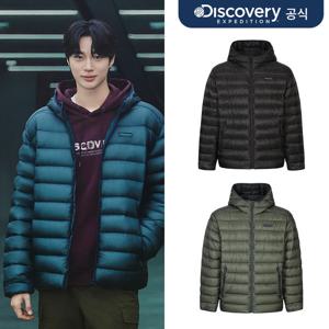 [디스커버리] 남성 올버트 후드 구스다운 경량패딩 3종 택1  DMDJ7I056-SET