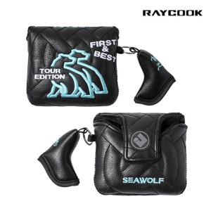 레이쿡 씨울프 퍼터 헤드 커버 블랙 [말렛형]