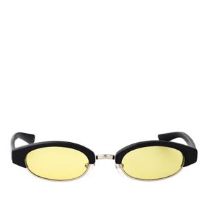 알렉산더맥퀸 옐로우 틴트 오벌 선글라스 AM0534S 003 48